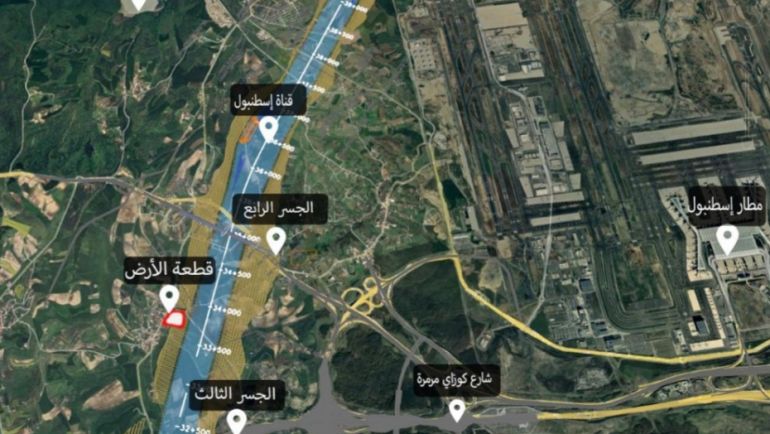 land for sale on the banks of new istanbul canal